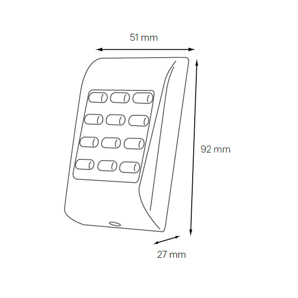 Clavier à code mtpad