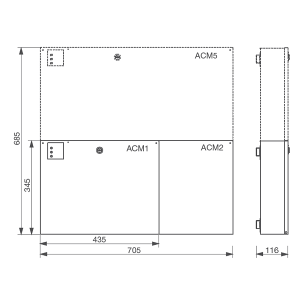 Coffret intégration acm 5