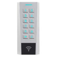 Clavier à code + mifare étroit axk4 ip66 câble 2m